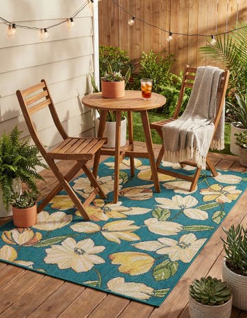 4' x 6' Easy-Clean Baja Indoor / Outdoor Rug