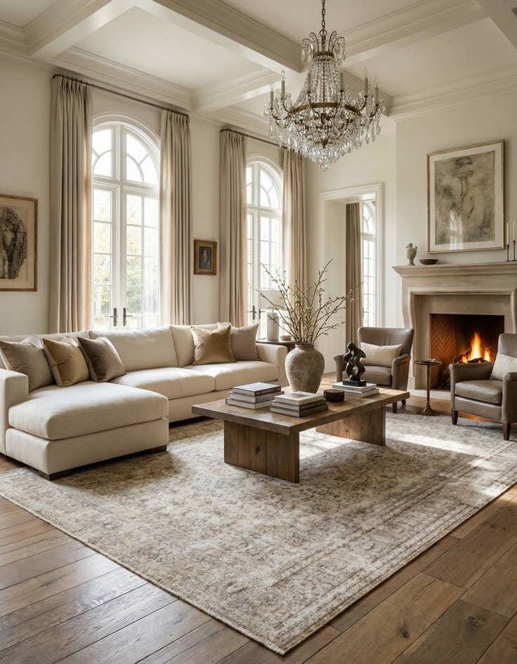 Detail image of 9' 6 x 12' 2 Hand Knotted Ultra Vintage Persian Wool Rug