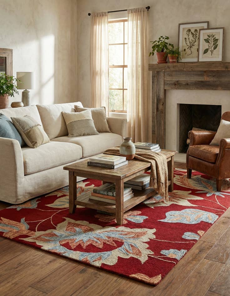 Detail image of 5' 1 x 8' Luna Rug