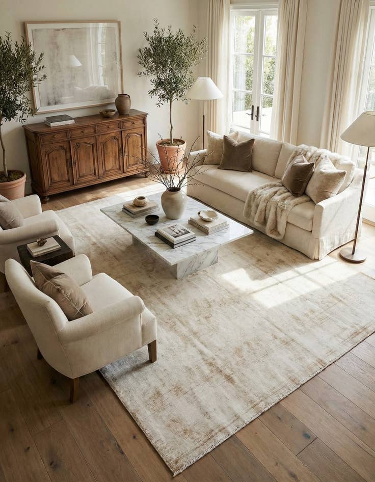 Detail image of 9' x 12' 7  Hand Knotted Ultra Vintage Persian Wool Rug