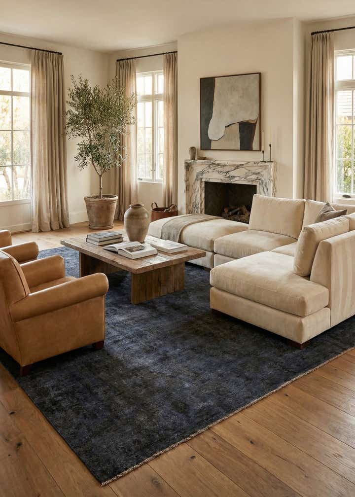 9' 6 x 12' 6 Hand Knotted Ultra Vintage Persian Wool Rug