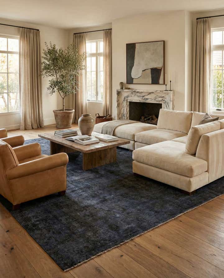9' 6 x 12' 6 Hand Knotted Ultra Vintage Persian Wool Rug