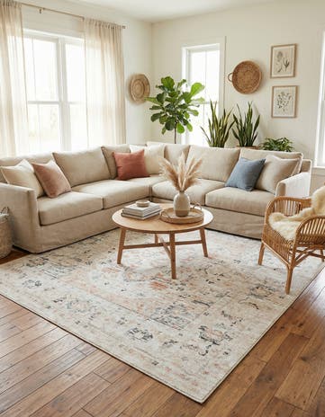 7' 10 x 7' 10 Madeline Vintage Square Rug