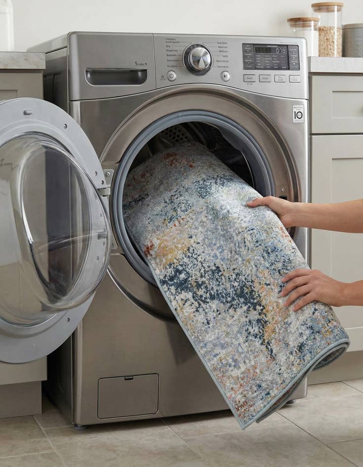 Detail image of 2' x 8' Kamala Washable Runner Rug