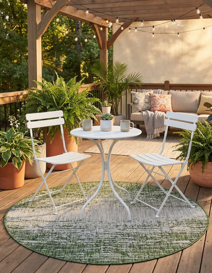 4' x 4' Easy-Clean Modern Indoor / Outdoor...