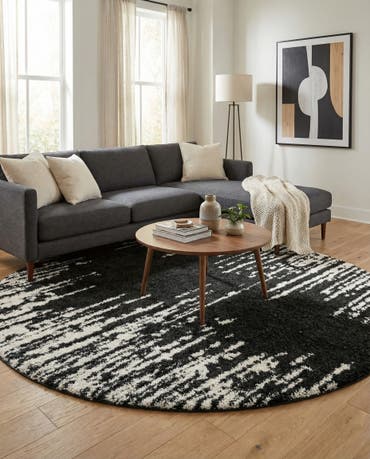  10' x 10' Serenity Shag Round Rug