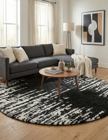 10' x 10' Serenity Shag Round Rug