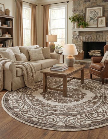 6' x 6' Hermitage Round Rug