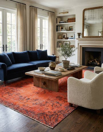 6' 4 x 9' 11 Ultra Vintage Wool Rug