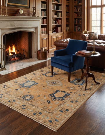 4' 10 x 6' 6 Hand Knotted Kazak Rug