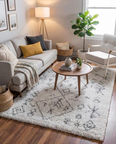  5' x 8' Moroccan Shag Rug