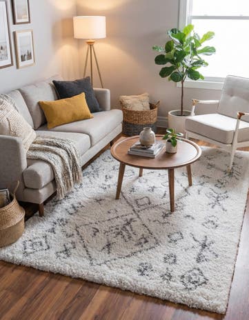 5' x 8' Moroccan Shag Rug