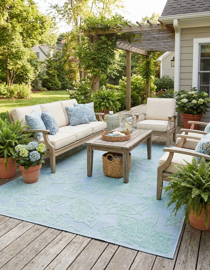 7' x 10' Easy-Clean Aruba Indoor / Outdoor ...