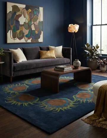 7' 6 x 7' 7 Luna Wool Square Rug