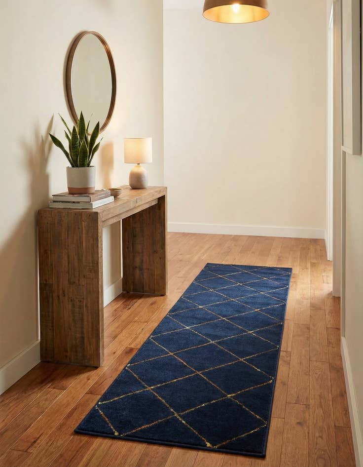 Detail image of 2' x 8' Vogue Geo Runner Rug