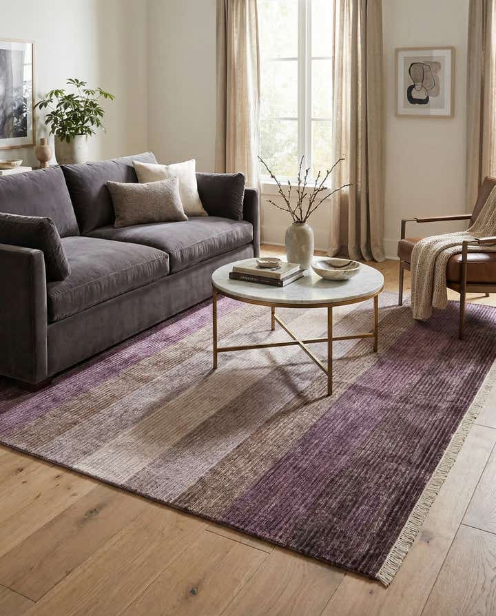 4' 11 x 6' 9 Hand Knotted Darya Wool Rug