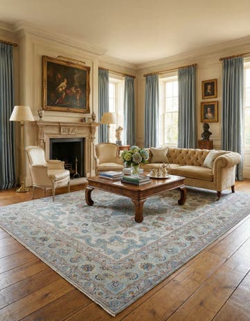 8' 11 x 12' 10 Kashan Rug
