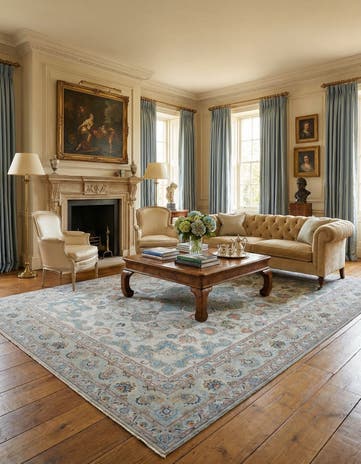 8' 11 x 12' 10 Kashan Rug