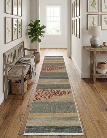 2' 7 x 12' Kashkuli Gabbeh Runner Rug