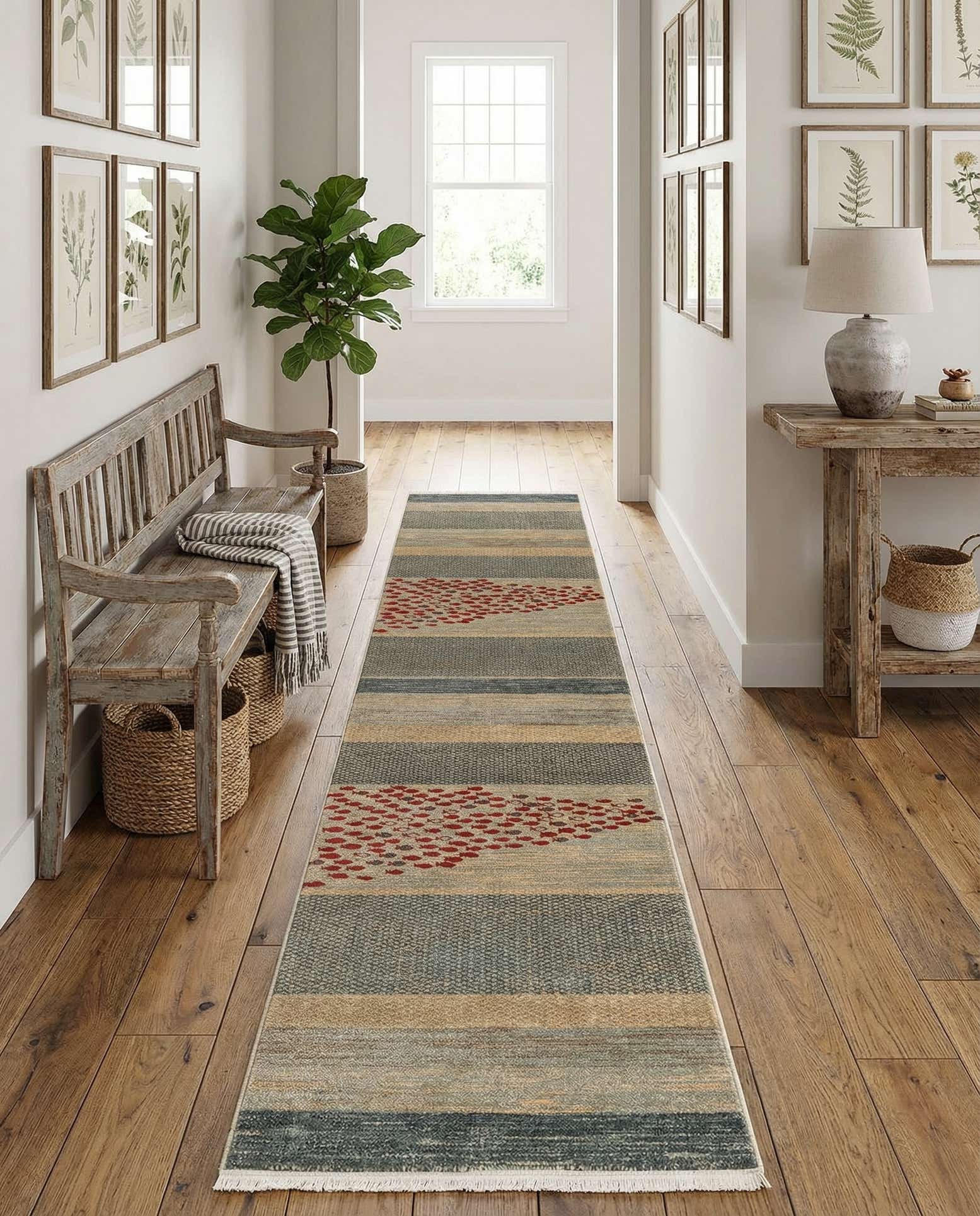 2' 7 x 12' Kashkuli Gabbeh Runner Rug