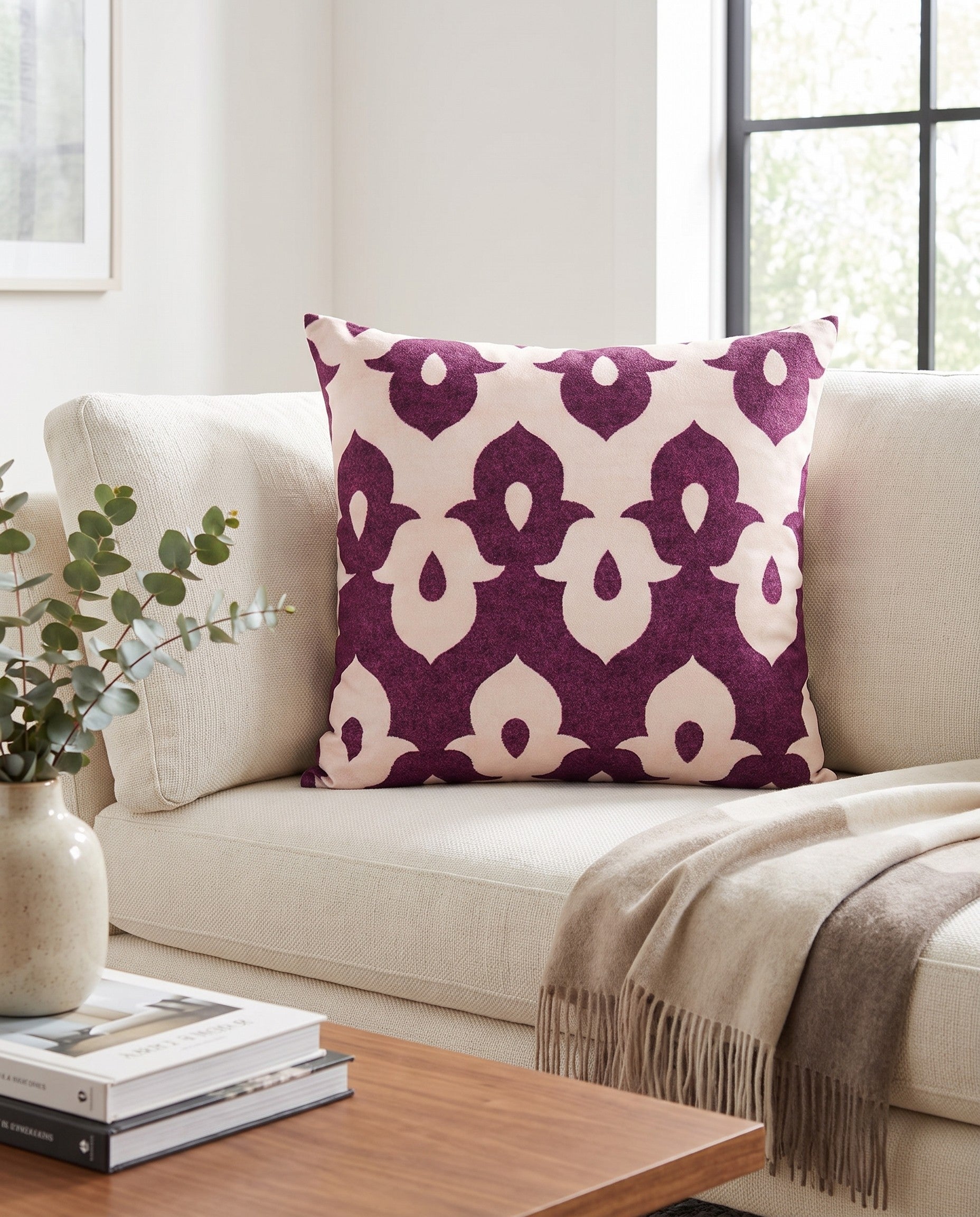 18" x 18" Ikat Pillow Cover