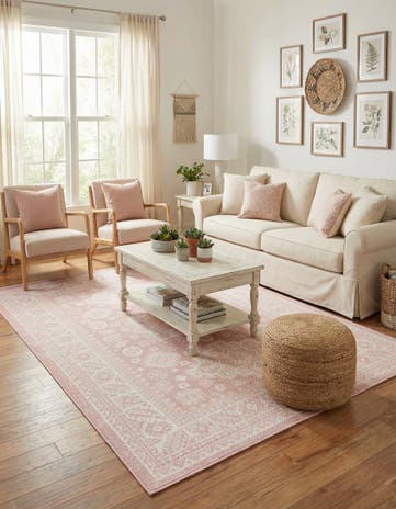 4' x 6' Easy-Clean Aztec Indoor / Outdoor Rug