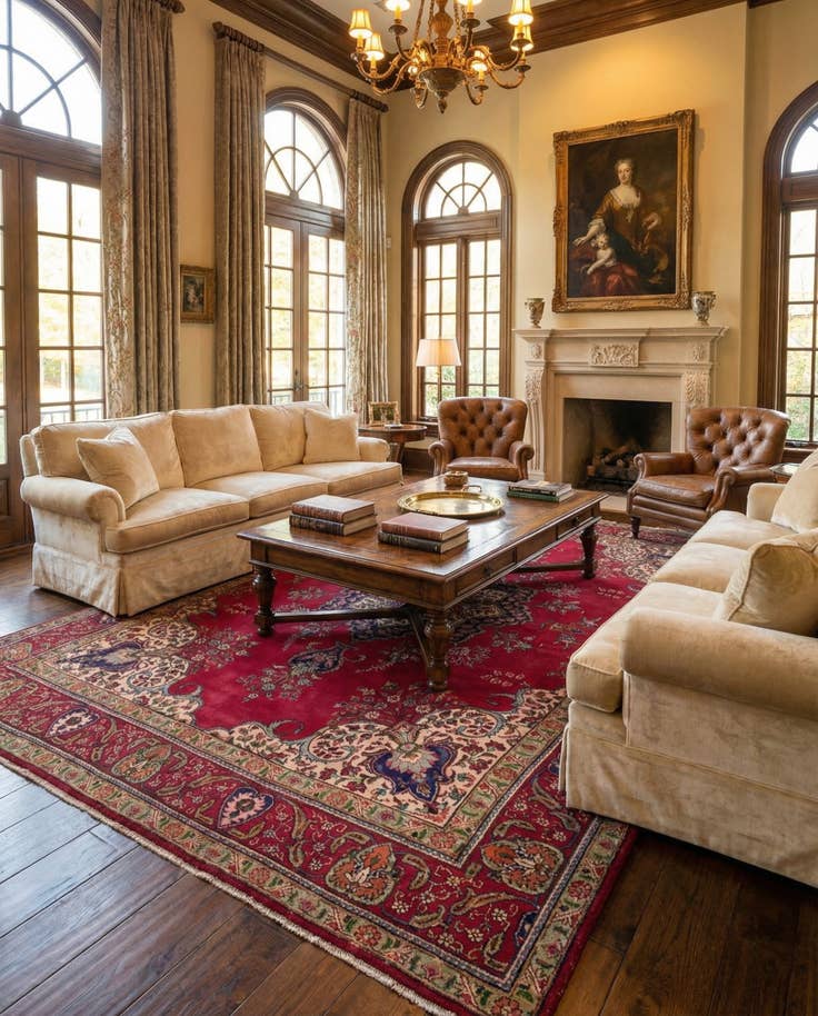 Detail image of 9' 7 x 12' 9 Hand Knotted Tabriz Persian Wool Rug