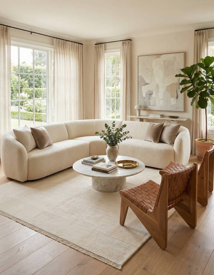 Detail image of 7' 11 x 9' 10  Hand Knotted Darya Wool Rug