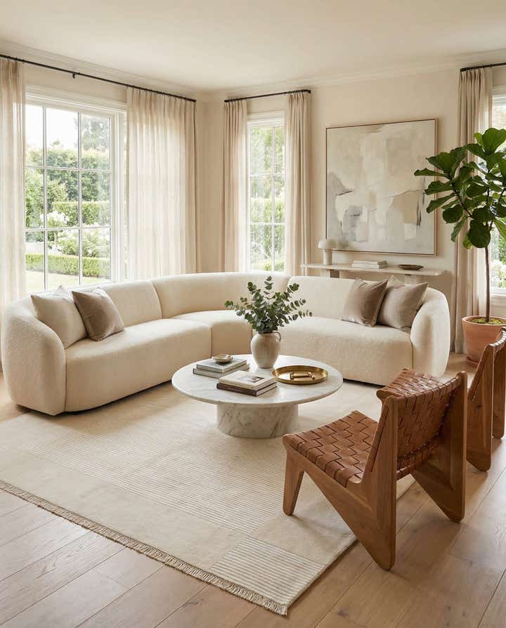 7' 11 x 9' 10 Hand Knotted Darya Wool Rug