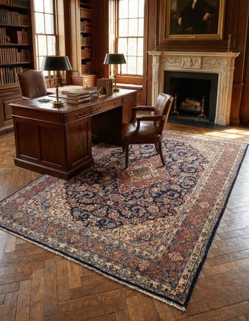 7' x 9' 9 Tabriz Wool Rug