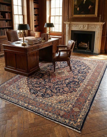7' x 9' 9 Tabriz Wool Rug