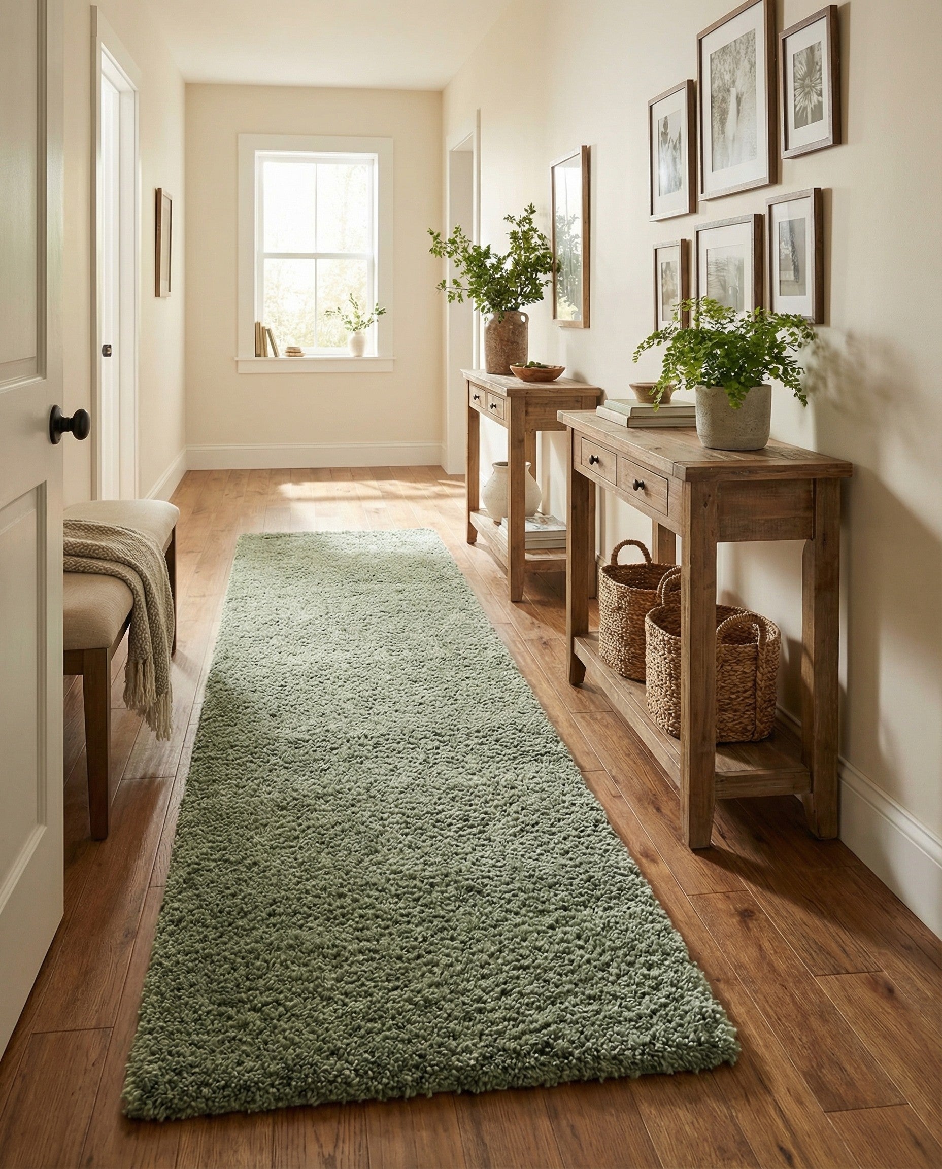  2' 7 x 16' 5 Zermatt Shag Runner Rug