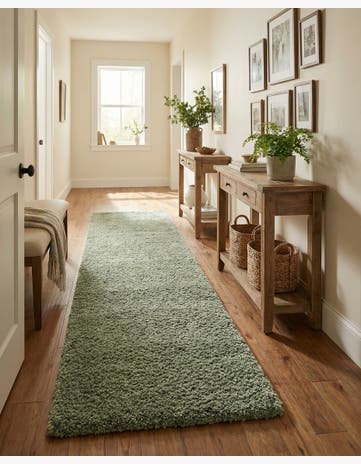 2' 7 x 16' 5 Zermatt Shag Runner Rug