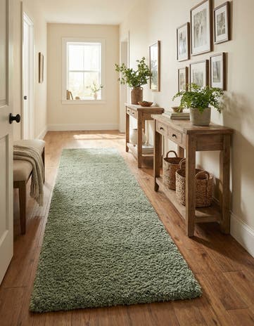 2' 7 x 16' 5 Zermatt Shag Runner Rug