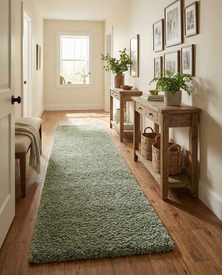 2' 7 x 16' 5 Zermatt Shag Runner Rug