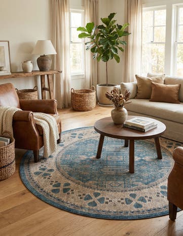 8' x 8' Viola Round Rug