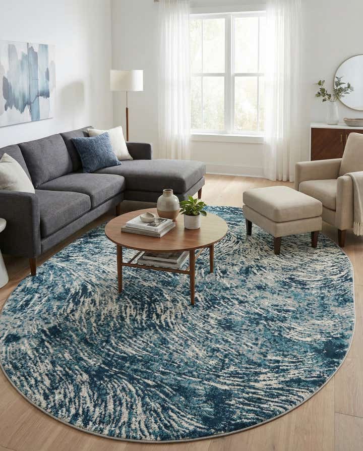 245cm x 305cm Oasis Ovaal Vloerkleed