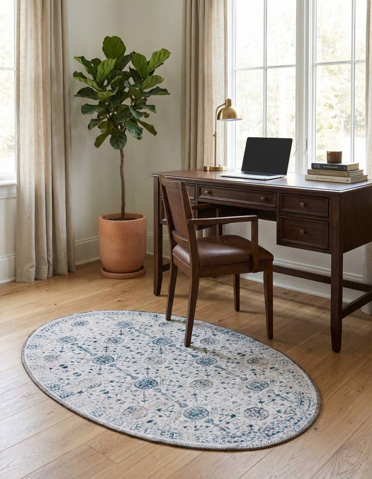 Detail image of 2' x 3' Timeless Oval Rug