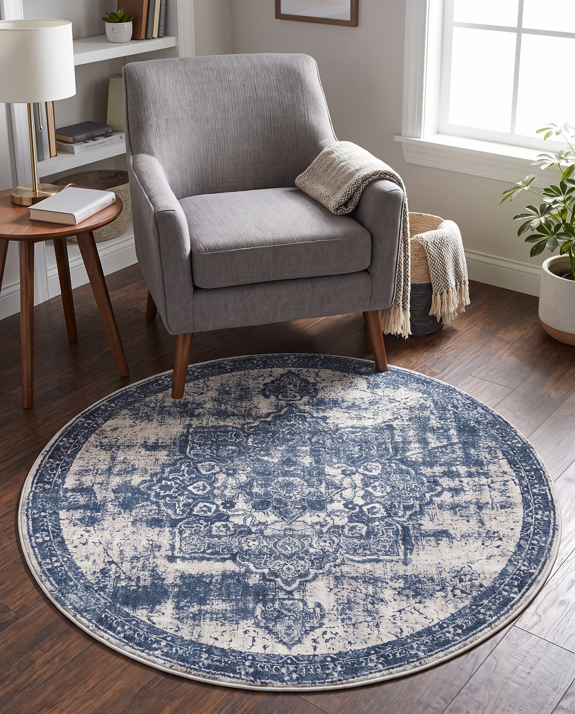 4' x 4' Eliza Round Rug