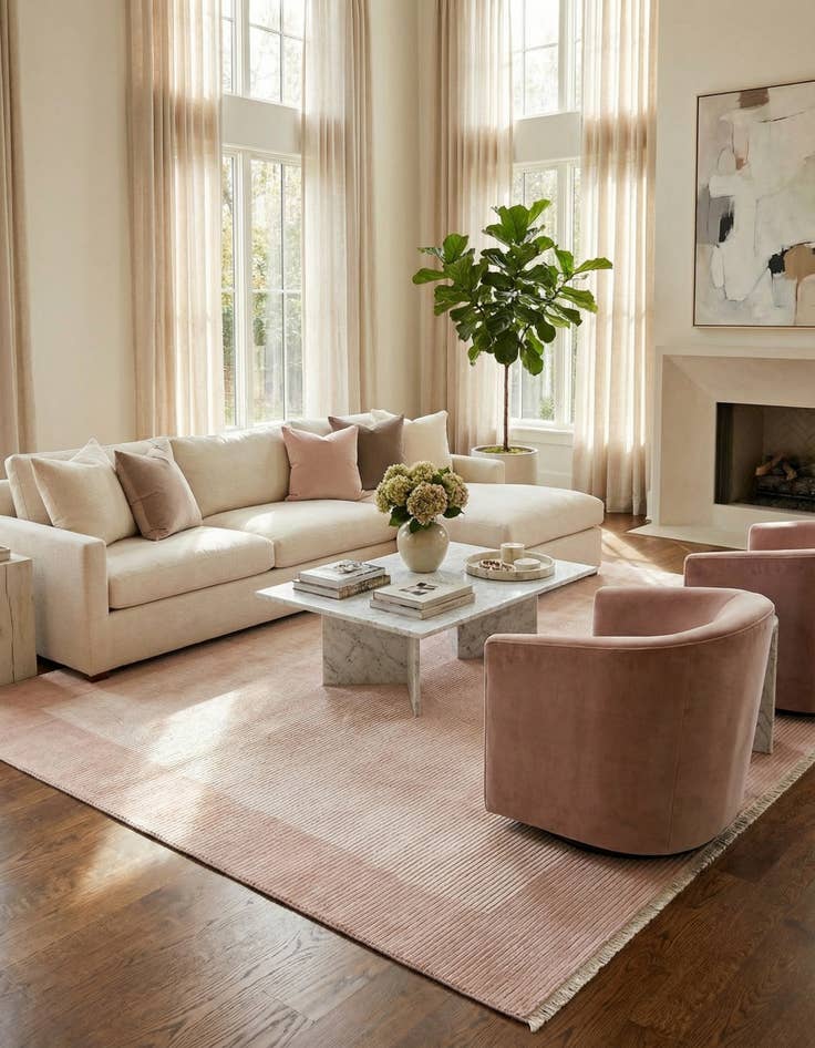 Detail image of 8' x 11' 4  Hand Knotted Darya Wool Rug