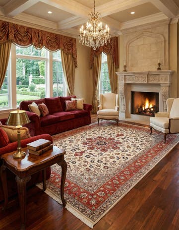 6' 8 x 10' Tabriz Rug