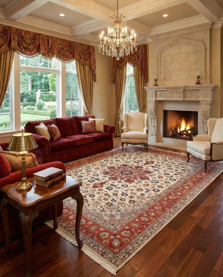 6' 8 x 10' Tabriz Rug