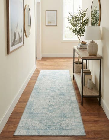 2' x 6' Washable Timeless Runner Rug