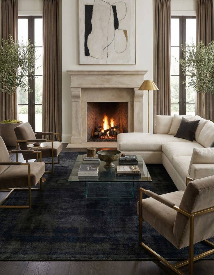 Detail image of 10' x 12' 10  Hand Knotted Ultra Vintage Persian Wool Rug