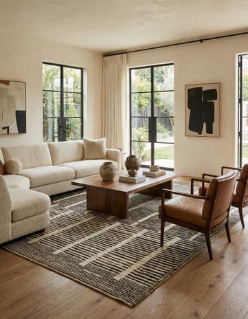 9' 1 x 11' 11 Hand Knotted Beni Marok Rug