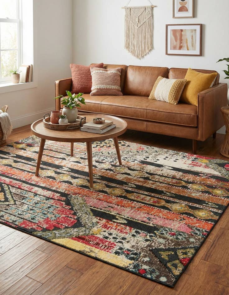 Detail image of 6' x 9' Easy-Clean Casablanca Indoor / Outdoor Rug