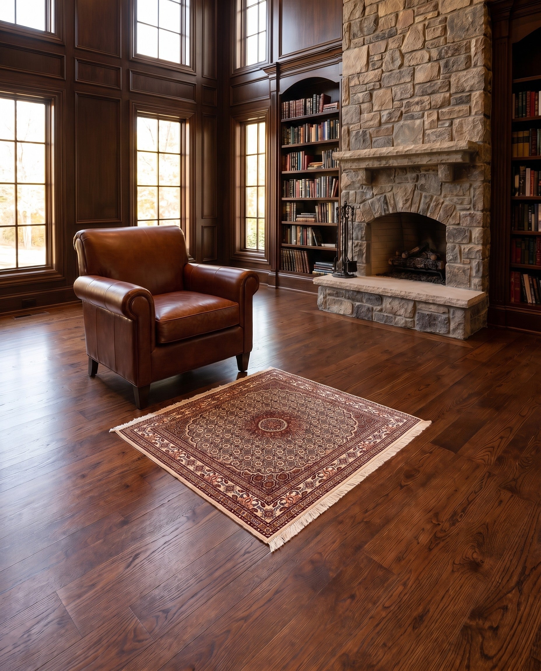 4' x 4' Mood Wool Square Rug