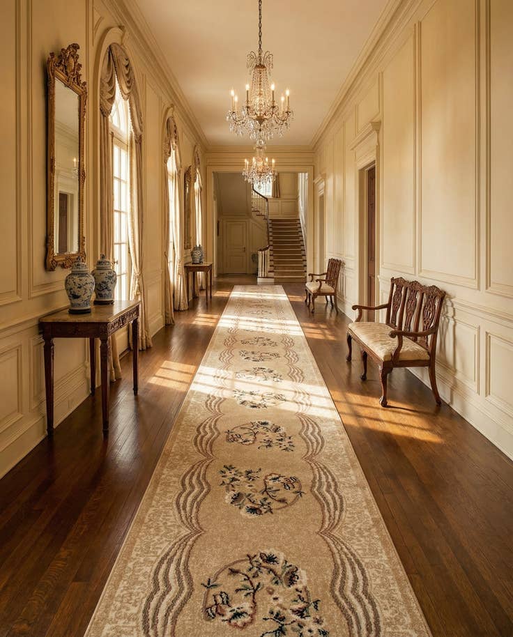 Detail image of 2' 8 x 68' Chateau Rug