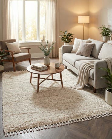  8' x 8' Athena Shag Square Rug