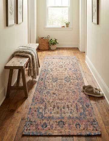 2' 2 x 8' Hand Woven Chenille Jute Runner Rug